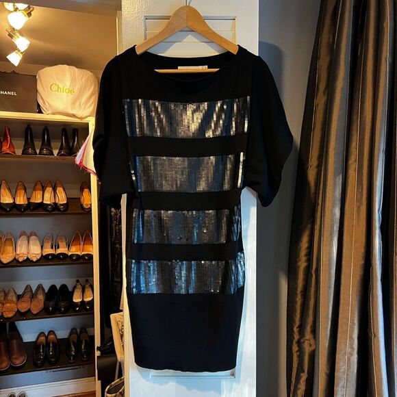 Karen Millen Sequin Knit Dress - Picture 1 of 6